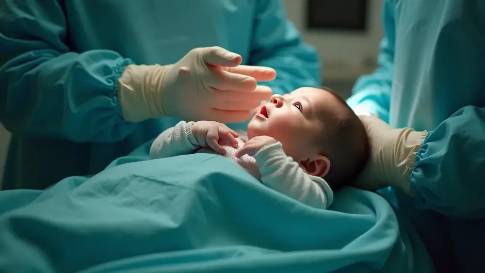 Cirurgião cardíaco pediátrico opera bebês prematuros