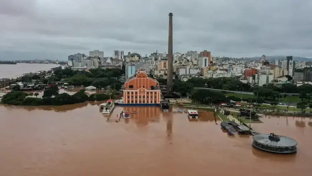 Guaíba pode atingir cota de alerta até sexta em Porto Alegre
