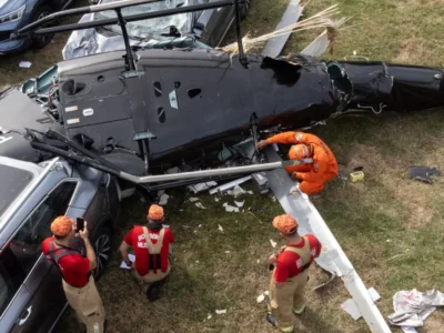 Colisão de helicópteros no Rio: voo visual baseado na observação de pilotos